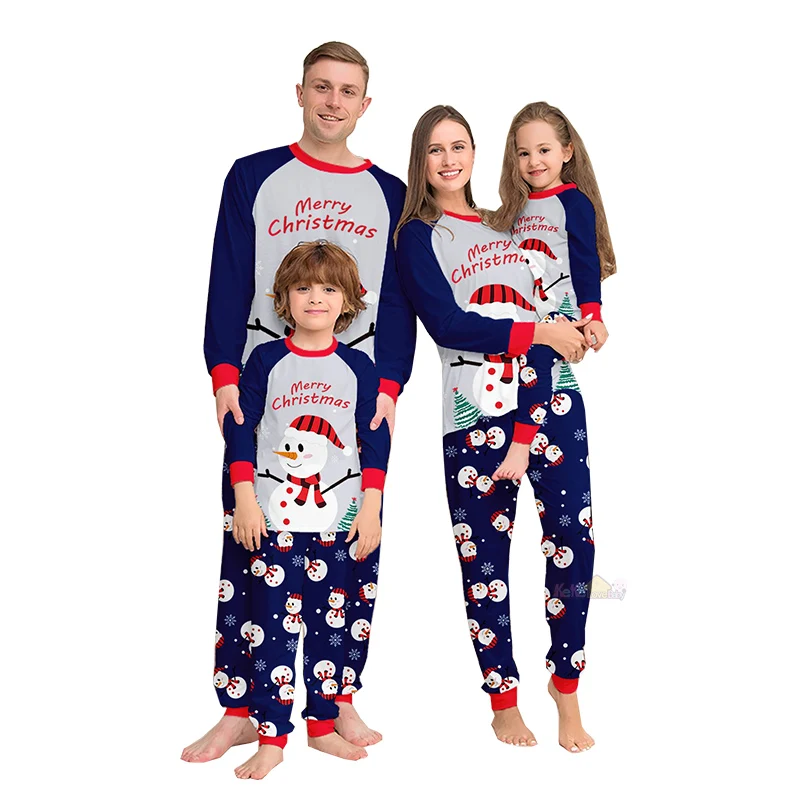 thumbnail image 2 of Conjunto de pijamas a juego para la familia de Navidad 2025, conjunto de pijamas a juego para padre, madre, hija, hijo y niña, 2 of 5