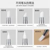 5Pcs/Set Nail Art Pen Dual-ended Silicone Flower Sculpture Pen Acrylic Adjustable Glue Handle Embossing Pen Dotting Brush Tools 6