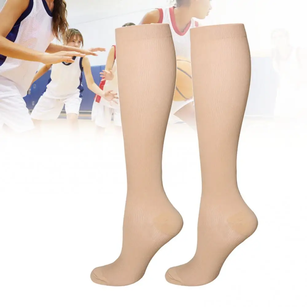 Compression Socks Compression Stockings Women Men Anti Fatigue Miracle Compression Socks Cycling Running Knee Length Socks Varicose Veins Stocking
