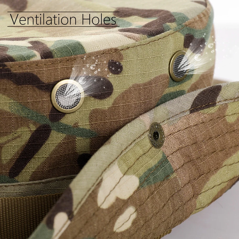 Camouflage Hat Tactical Boonie Hat Tactical Hat Men Women Outdoor Sports