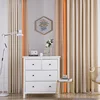 High-end Shading Nordic Simple Houndstooth Color Matching Stitching Modern Light Luxury Curtains for Living Dining Room Bedroom 5