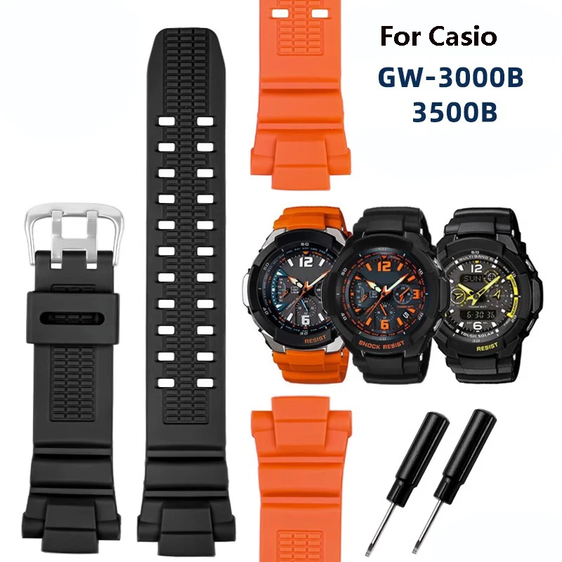Ремешок для часов, силиконовый браслет для Casio G-SHOCK Series 3500B 2500B 2000G-1500, бесплатная доставка