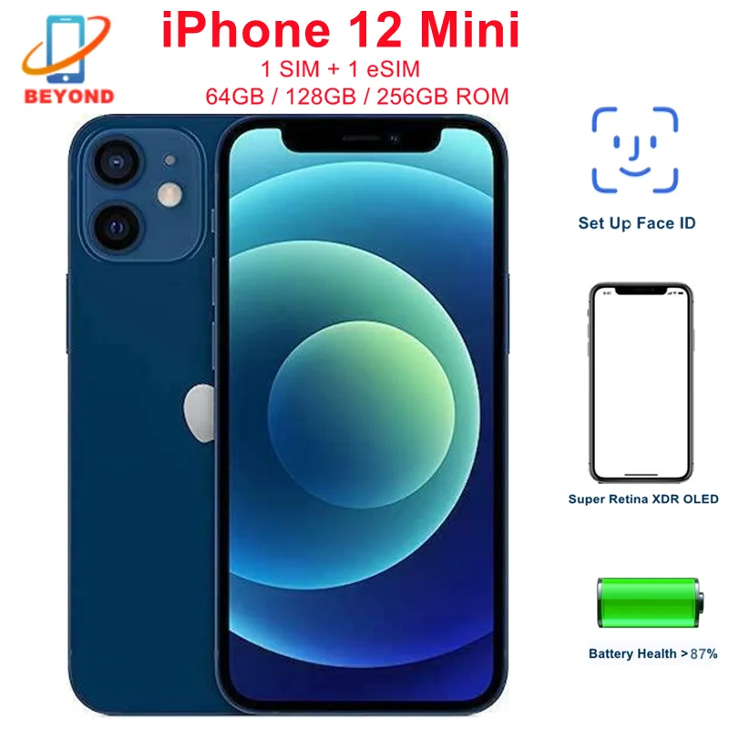 Apple iPhone 12 Mini 64GB 128GB 256GB ROM 4GB RAM 5.4 Apple iPhone 12 Mini 64GB 128GB 256GB ROM 4GB RAM 5.4