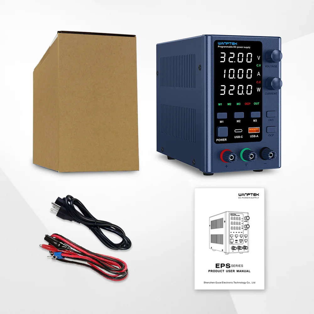 DC-Netzteil 30V 10A Einstellbares Labornetzteil mit USB/Type-C Schnellladung Schaltnetzteil AC220V/110V – Detail 19