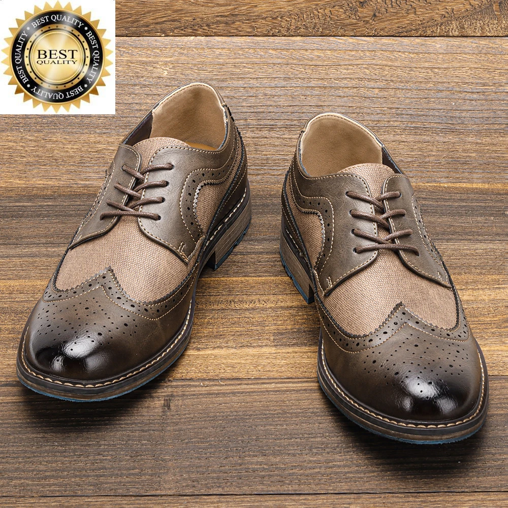 

fashion 39~48 casual shoes men comfortable 2023 brand leather #KD1775