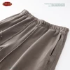ZODF 2023 Autumn Winter Men Washed 450gsm Pants Unisex High Street Oversized Straight Trousers Streetwears HY0626 6