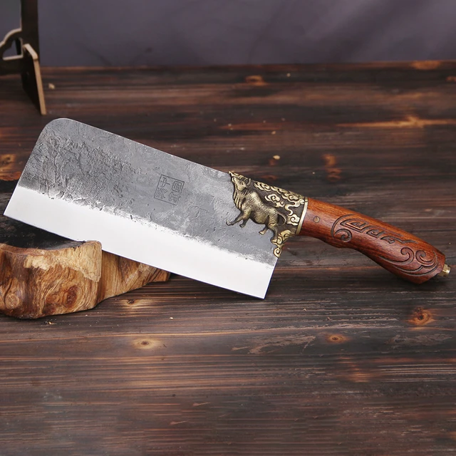 Chinese Slaughter Knife Universal Home Kitchen Tool Dragon