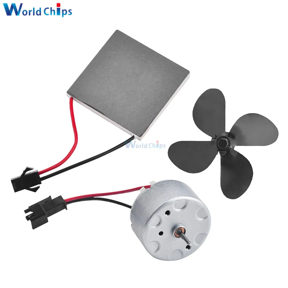 Générateur Thermoélectrique Pour Ventilateur De Cheminée - Semi-conducteur Argenté 40mm