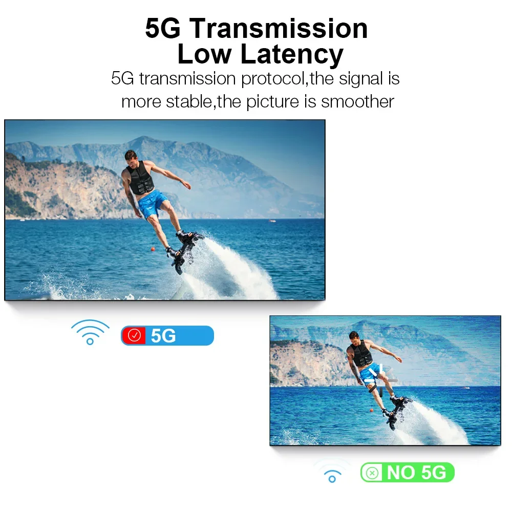 5.8Ghz 200M Wireless HDMI Extender 비디오 송신기 수신기 PS4 DVD 카메라 PC에서 TV 모니터용 스플리터 화면 공유 14개