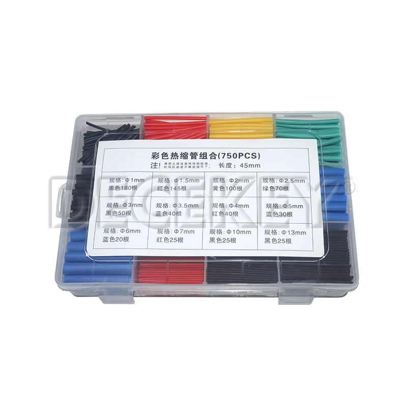 Kit 580pcs Gaine Thermorétractable 2:1 pour Fil Électrique - Outils Modélisme