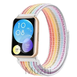 Nylon Sport Loop Band for Smartwatch - Durable Replacement Wristband Bracelet (19 Colorful)