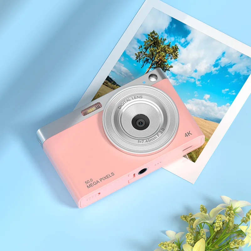 전문 디지털 휴대용 비디오 카메라,CCD 마이크로 카메라, 50MP 카메라, COMS, 16x 줌, AF 2.88in IPS, 4K 2.8인치 고해상도 디스플레이