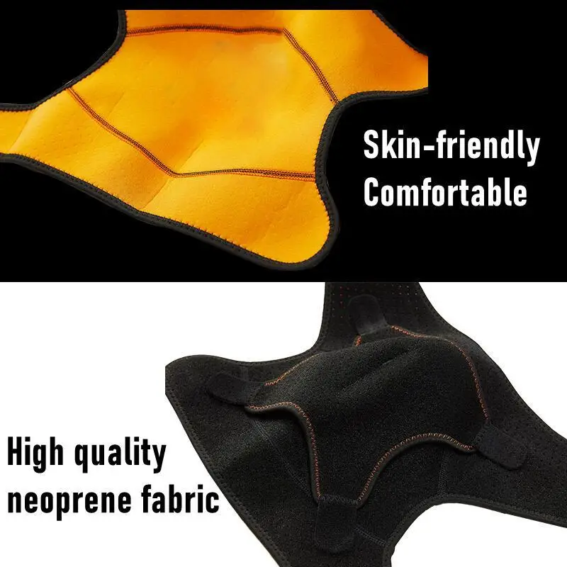 Adjustable Left/Right Shoulder Support Compression Shoulder Brace Warmer Protector Strap Guard Torn Rotator Cuff Joint Pain silicone shoulder pad shoulder pads