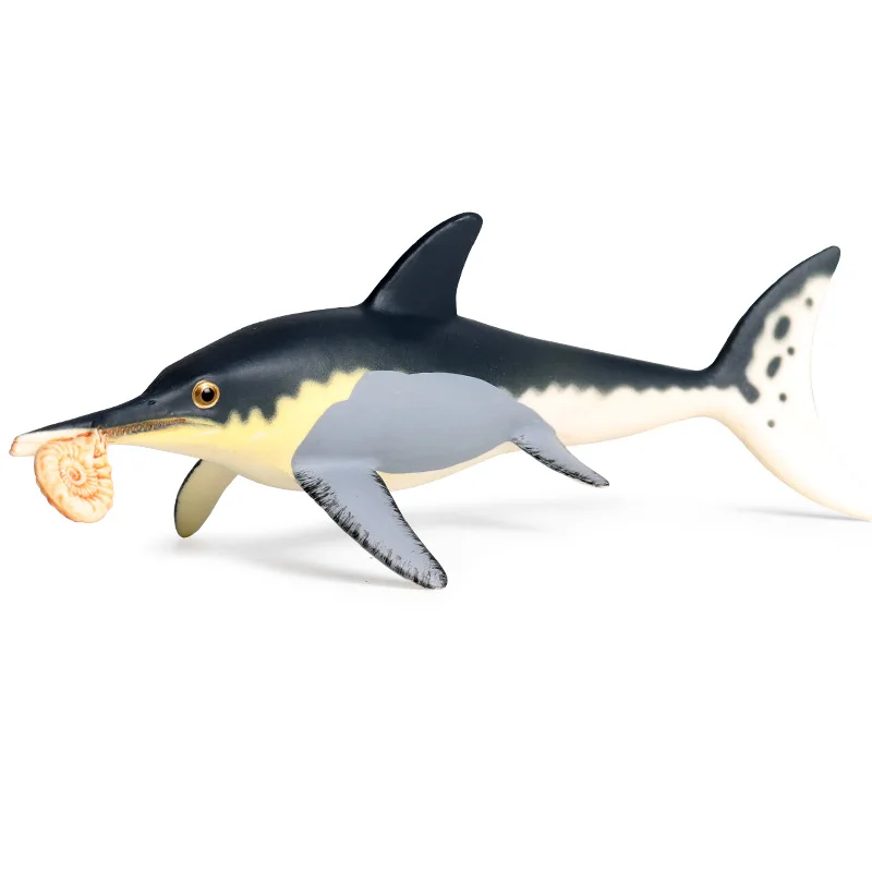 

Solid Imitation Ocean Solid Ichthyosaur Dinosaur Toy Prehistoric Animal Model Ichthyosaur With Chrysanthemum In Its Mouth