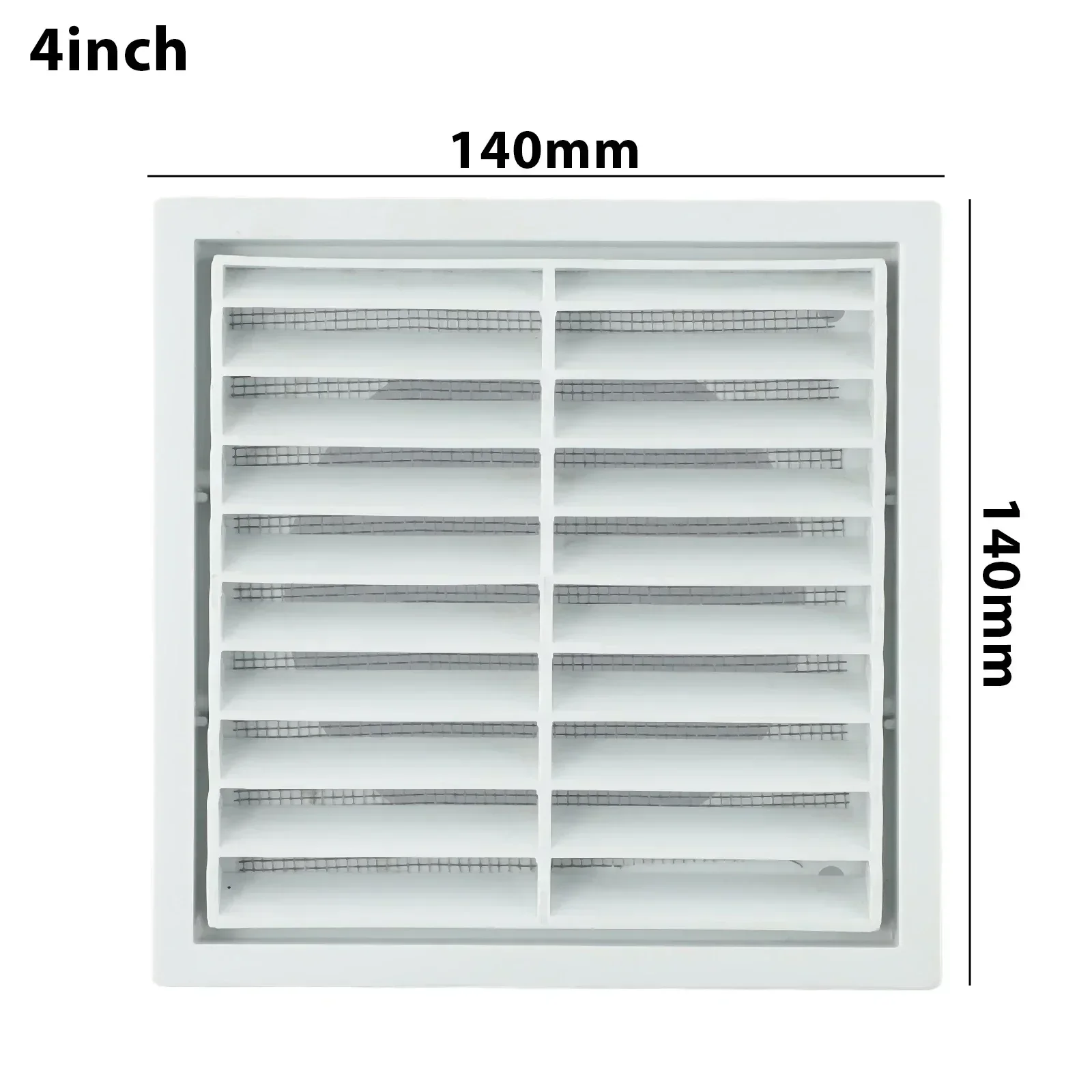 Air Outlet Grille Wall Ceiling Air Vent Ducting Ventilation Exhaust Grille Cover Plastic Outlet Heating Cooling System Accessories