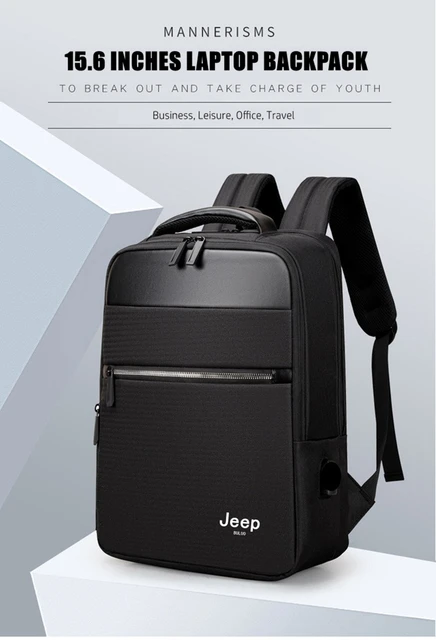 Jeep Men's Backpack Jeep Buluo Laptop Travel Bags Jeep Bag - Main Image