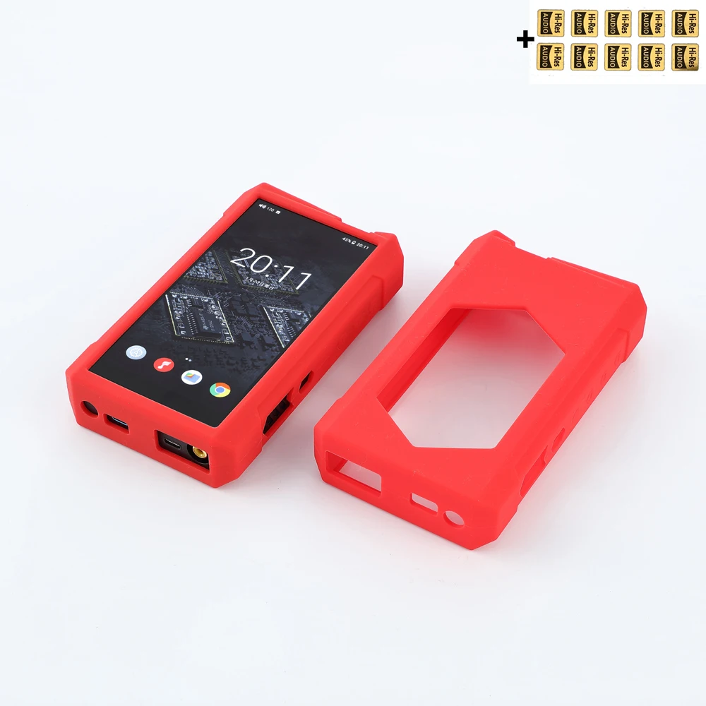 Music Player Case, Protective Silicone Case Cover for FiiO M17 Music Player