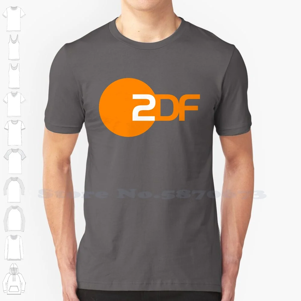 

Футболка унисекс из 100% хлопка с логотипом Zdf
