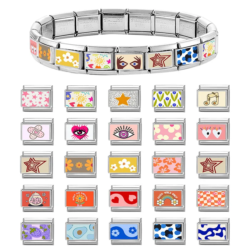 No Brand Stainless Steel Charm Bracelet