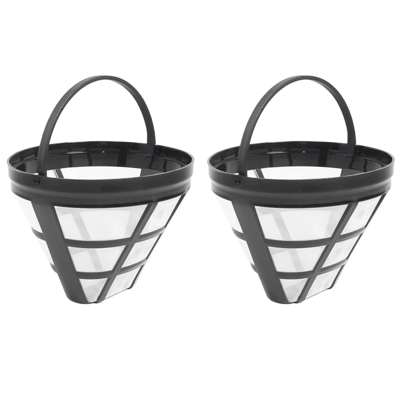 2pack No.4 Reusable Coffee Maker Basket Filter For Cuisinart Ninja