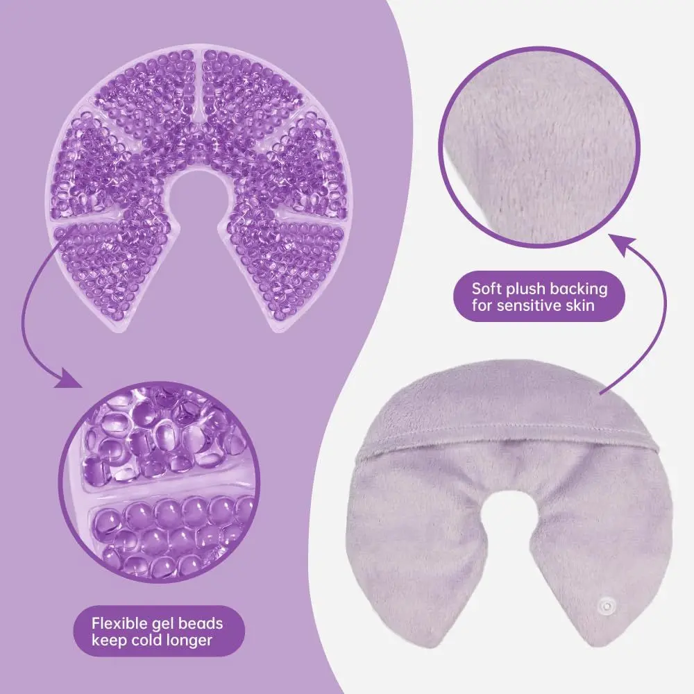 Breast Pads Milk Pads 2pcs Breast Gel Pack Cooling Breast Gel Pads for Breastfeeding