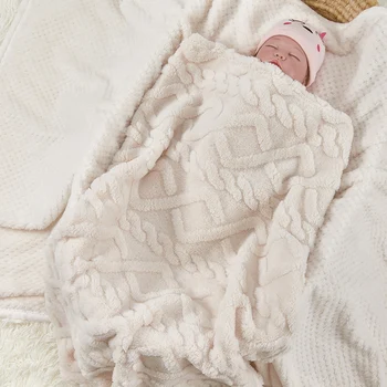 Baby Blanket Swaddle Blanket Pure Color Simple Nylon Taslon Summer Light and Soft Children's Blanket Air Conditioning Blanket 1