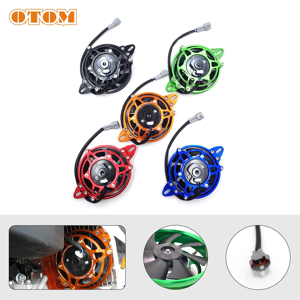 OTOM 200cc 250cc 300cc Motorcycle Cooling Fan Dirt Pit Bike Oil Cooler