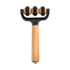 Wooden Handheld Massage Roller, Spiky Acupressure Stick for Muscle Relief, Yoga & Neck Therapy 5