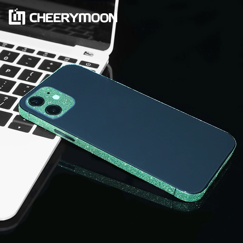 Dropshipping Flash Diamond Border Frame Film Per Iphone 13 12 Pro Max 13Promax 12Pro Iphone12 Mini Lens Protector Skin Stickers