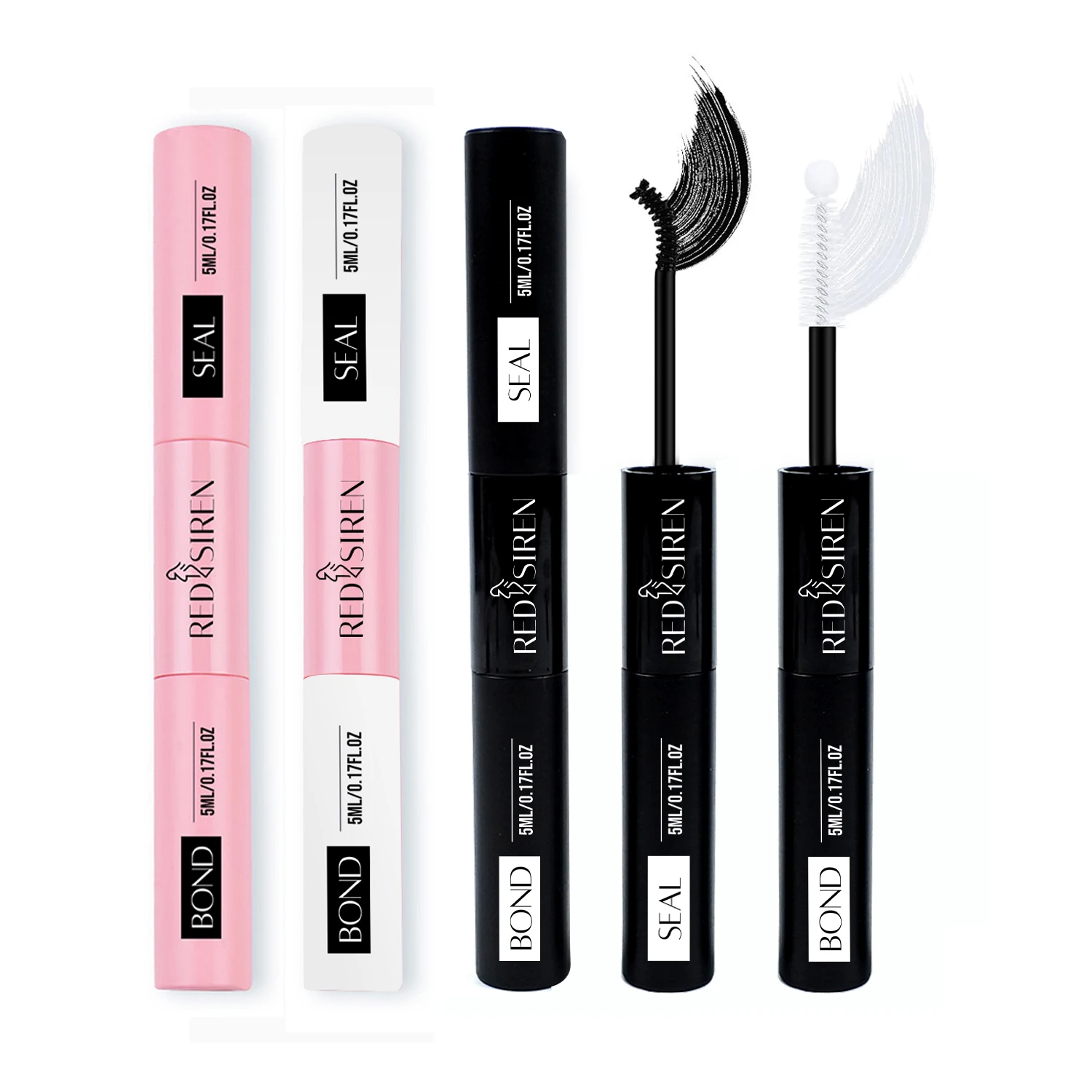 Private Label Glue False Eyelashes 10/30/50Pcs Wholesale Super Strong Hold Cluster Lash Glue Custom Logo Bond and Seal 6