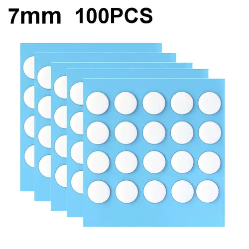 20-100Pcs 6mm/7mm Diameter Small Dots Universal Mouse Skates DIY Mice Glide Feet ICE Control Speed Version for Rubberized Mouse - Image 11
