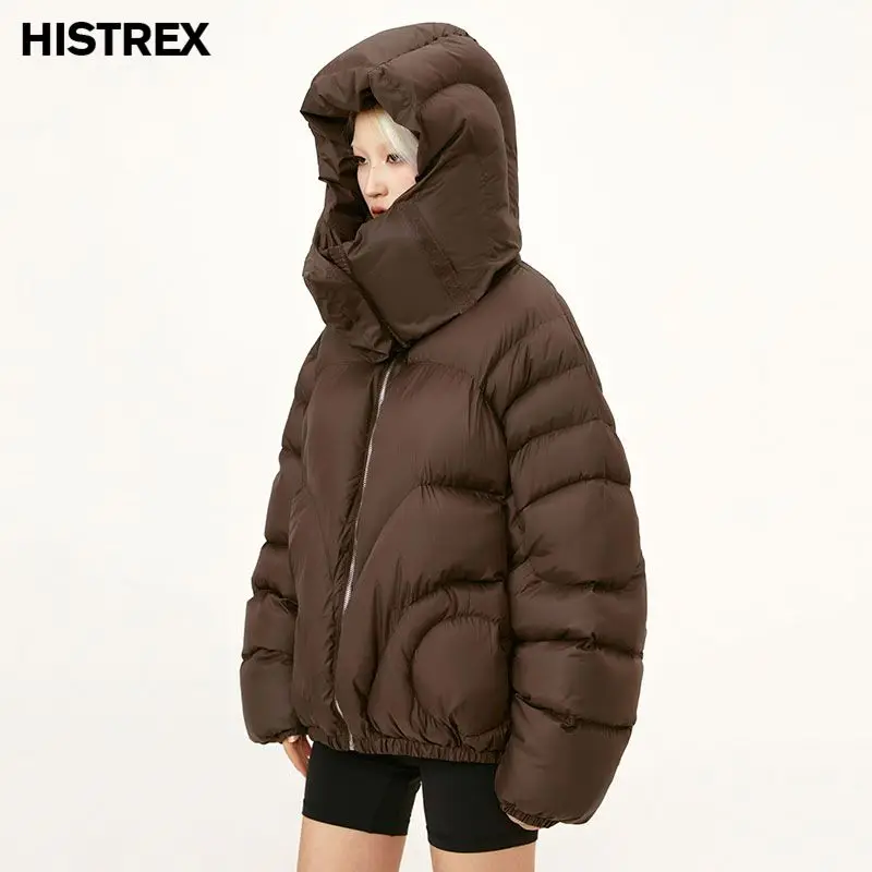 

HISTREX Brand Winter Parkas Jackets Men,Women Solid Thick Hoody Jacket,Korean Bubble Warm Coat,Hip Hop Overcoat Padded Outerwear