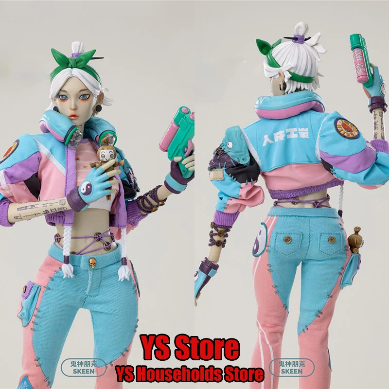

In Stock Underverse 1/6 Skeen Series Exorcist Moveable Action Figure Anime Cute Female Soldier Model 12" Full Set Fans Gifts