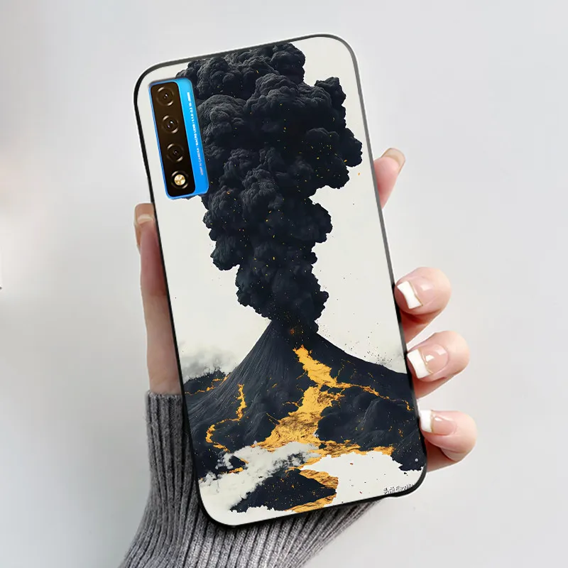 Luxury Dragon Black Soft Silicone Phone Case Back Cover - Cute and Cool Design