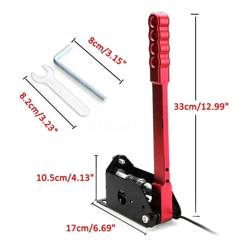 PC 14 Bit SIM Handbrake Clamp USB For Logitech Racing Games G25/G27/G29/T300/T500 FANATECOSW For LFS DIRT Hand Brake Fixture