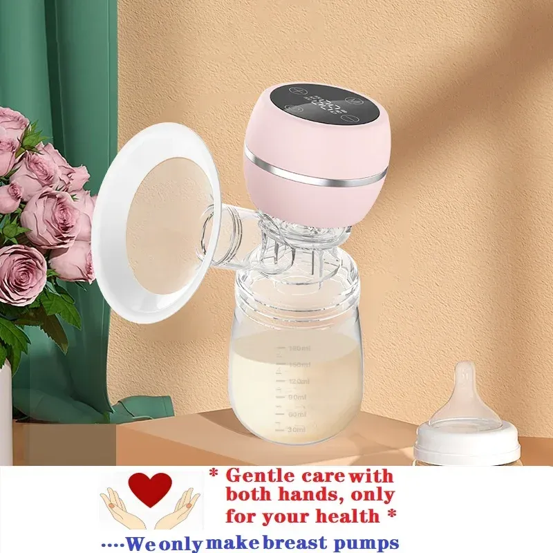 Silent and powerful breast pump, fully automatic electric breast pump, USB charging portable breast pump, BPA free hands-free