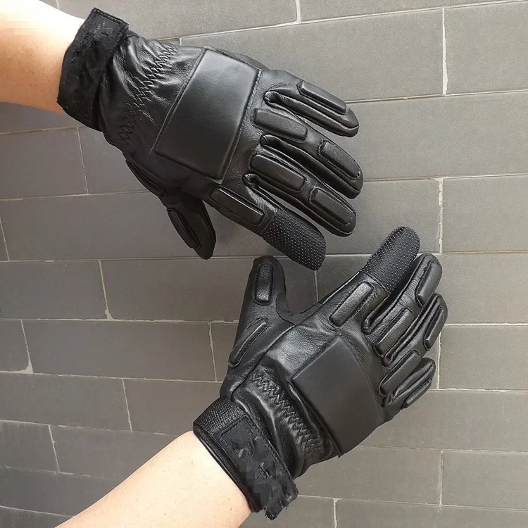 gants d'intervention en cuir homme – vue 1