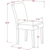 9 Piece Dining Room Furniture Set Includes a Rectangle Wooden Table with Butterfly Leaf and 5