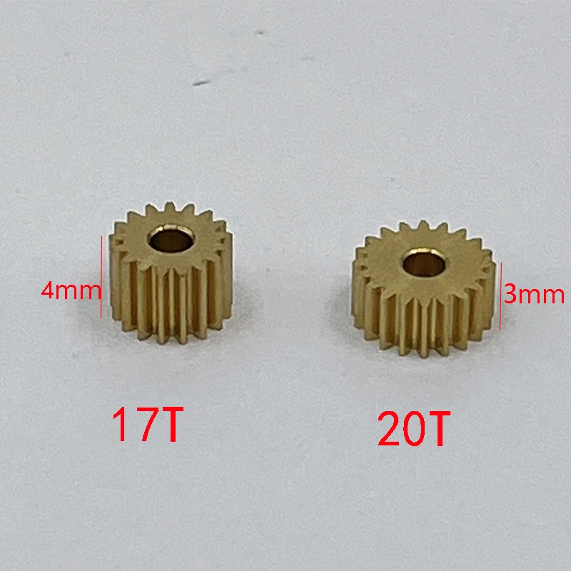 F-MINGNIAN-TOOL Messing Zahnräder Set - 11 Größen Metall Getriebe Für DIY Roboter, Helikopter Und Spielzeug