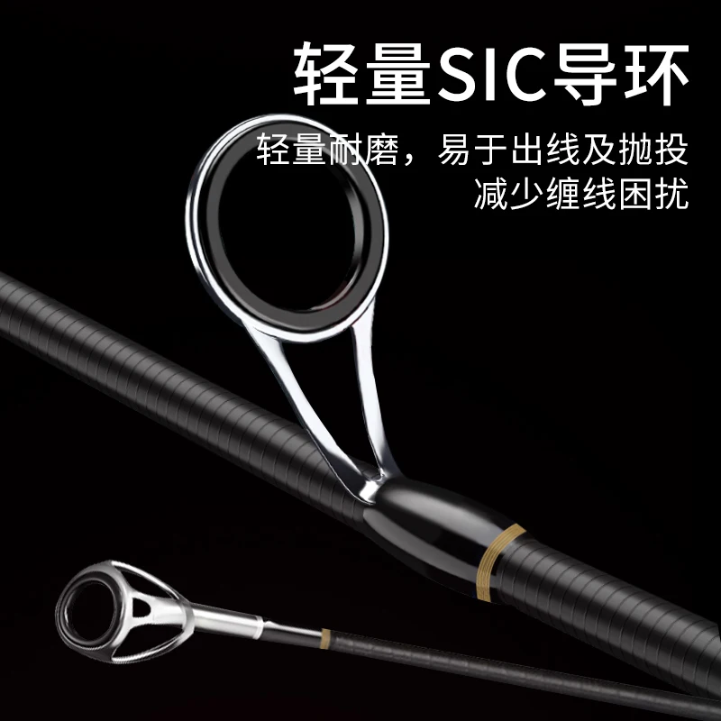 Kawa New Fishing Rod SIC Guide Ring Weight 134/160g Spining/Cast Rod 2pcs Top Section Length 110cm Lure Weight 6-18g And 4/8-20g