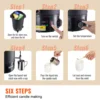 VEVOR 5/10L Wax Melter for Candle Making,Extra Large Electric Wax Melting Pot,w/Easy Pour Spout & 9level Temp Control,Easy Clean 6