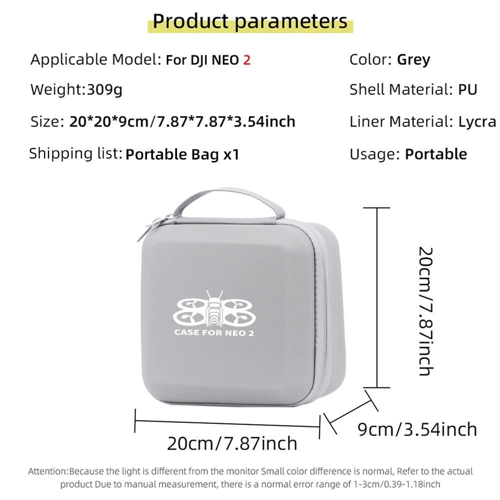 รูปสินค้า กระเป๋าเก็บโดรน DJI Neo 2 ป้องกันกระแทก กันน้ำ