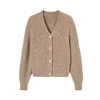 NIGO LP Autumn And Winter Women's V-Neck Retro Solid Color Cashmere Knitted Single-Breasted Cardigan Loose Jacket #nigo61154 6