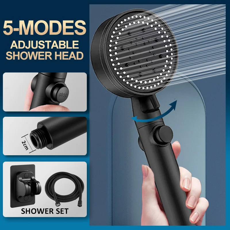 

Shower Bath Shower Head Pressurized Large Water Output