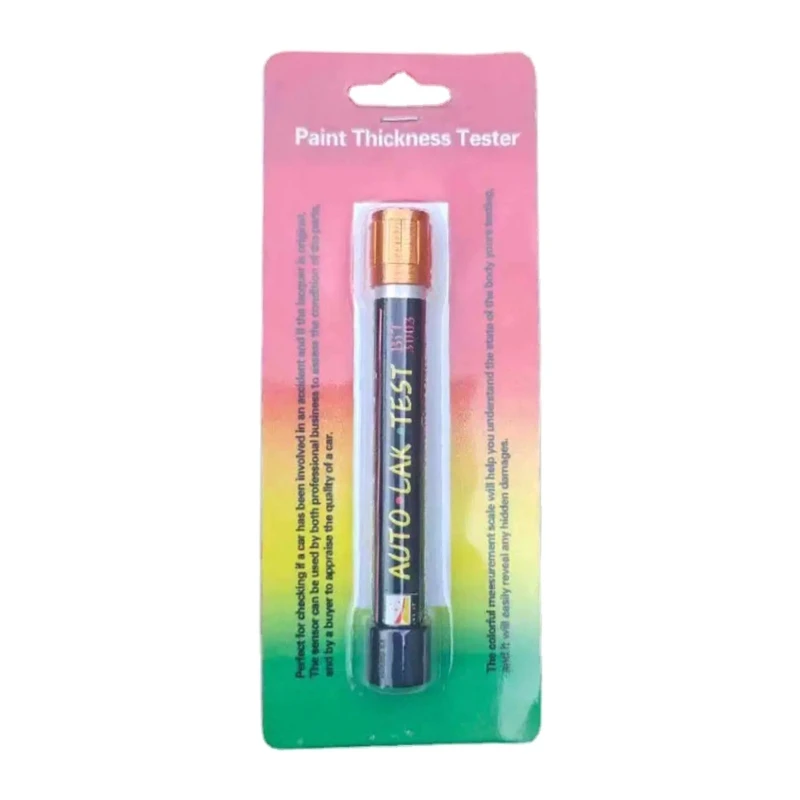 

Paint Thickness Gauge Pen-Type Waterproof Paint Coating Thickness Tester Meter with Magnetic Tip & Micron-Level Color