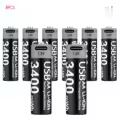 USB AA 3400mWh 8PC