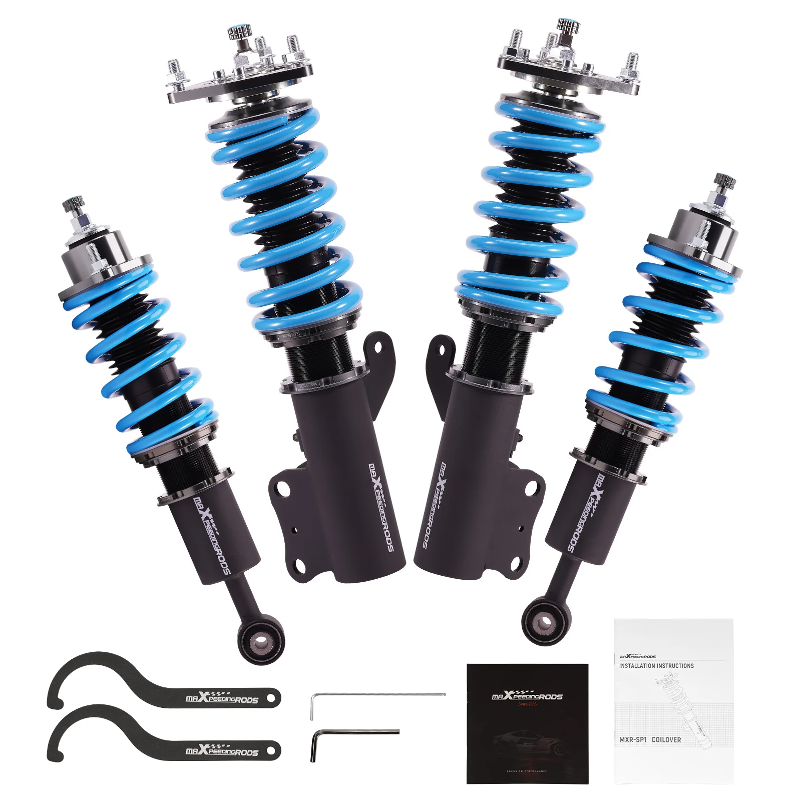 

MaXpeedingrods COT6 Coilovers Struts For Mitsubishi Lancer GTS Sedan 2008-2016 Adjustable Coilovers Lowering Kit