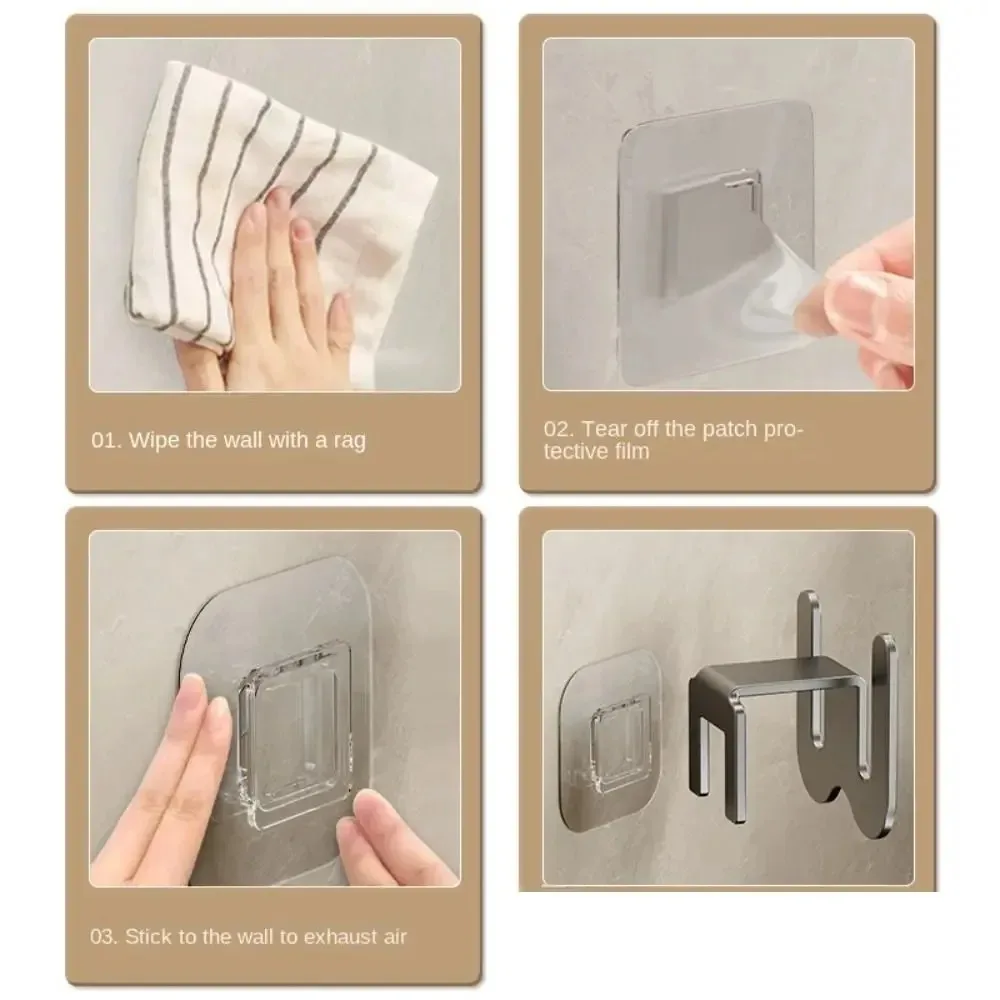 Simple Shoe Storage Rack Bathroom Slipper Rack Wall Mounted non Perforated Bathroom Door with Drainage Hook on The Back Wall 6
