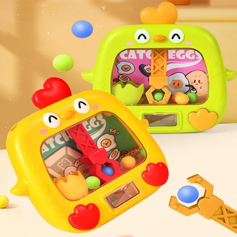 Funny Animal Claw Machine Toys Children Board Games Cute Chicken Catcher Claw Ball Grabbing Toys Kids Birthday Christmas Gift 4
