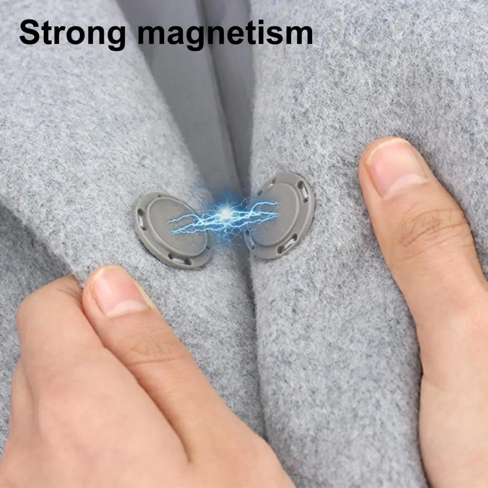 1 Pair Magnetic Snaps Clasps Invisible 8-holes Design Strong Suction  Magnetic Clothing Buttons For Coat DIY Garment Accessories - AliExpress